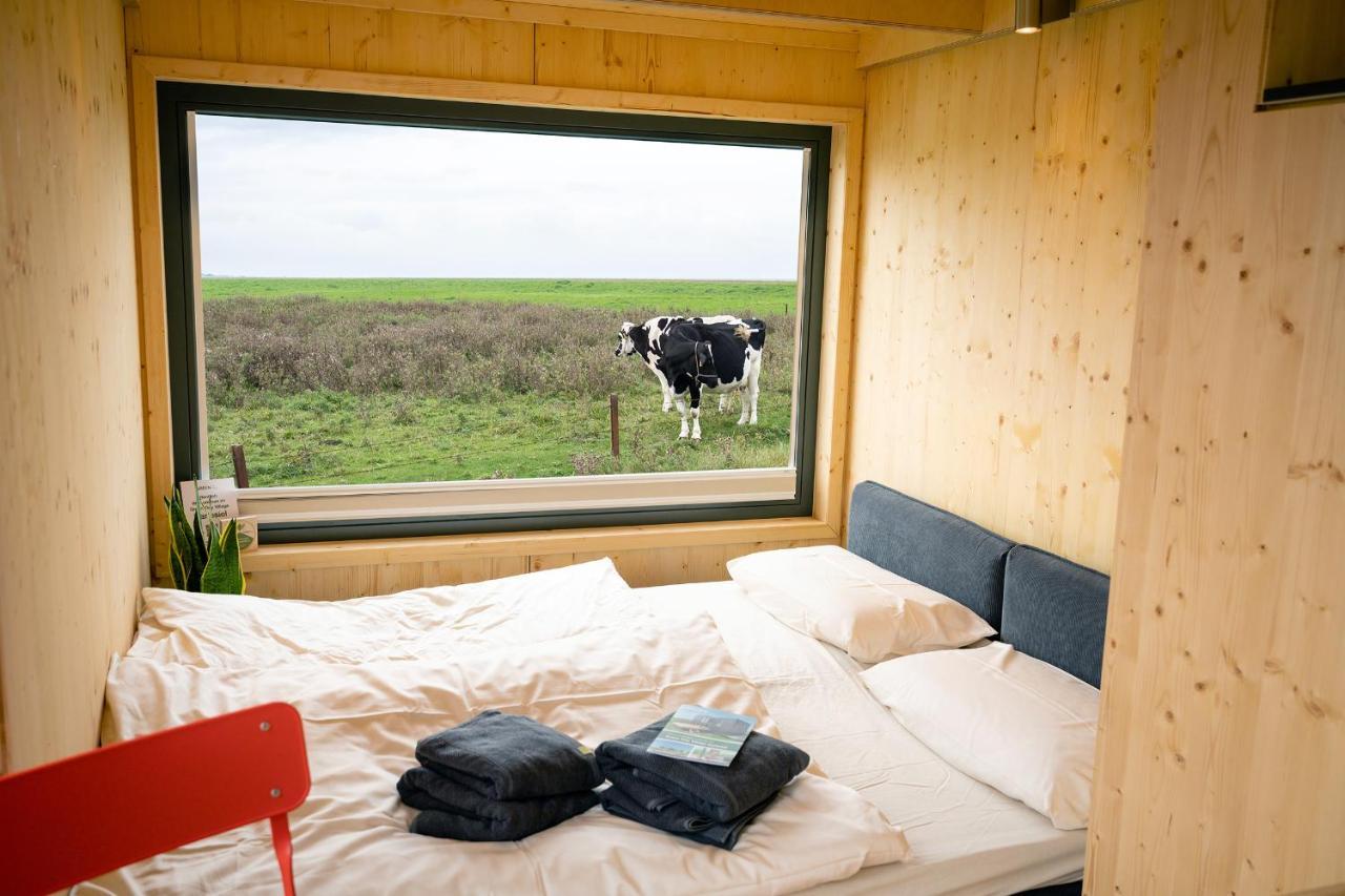 קרוליננזיל Tiny House Nature 9 Zur Kuhweide - Green Tiny Village Harlesiel מראה חיצוני תמונה