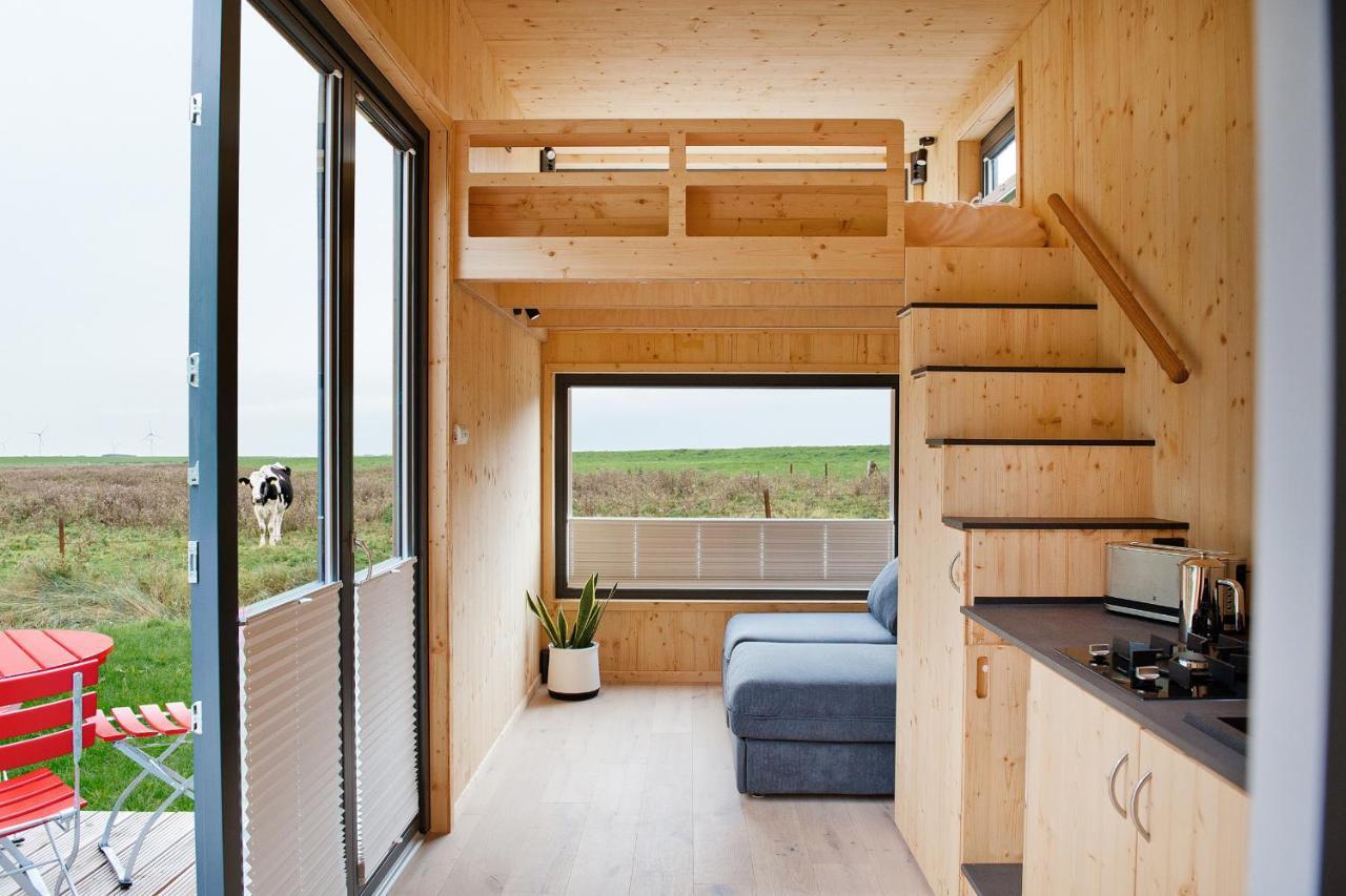 קרוליננזיל Tiny House Nature 9 Zur Kuhweide - Green Tiny Village Harlesiel מראה חיצוני תמונה
